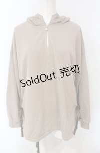 axes femme / 裾編み上げパーカー F ブラウン O-25-07-24-034-AX-TO-OW-OS