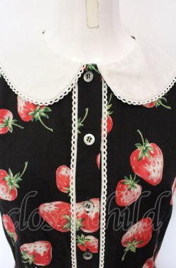 画像2: Jane Marple / Veryストロベリーのワンピース M クロ O-25-07-24-047-JM-OP-IG-OS