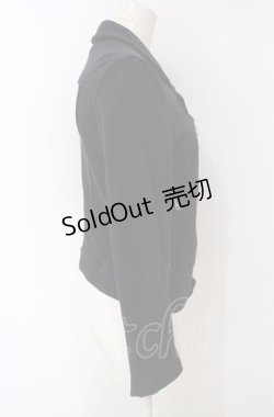 画像2: Jane Marple Dans Le Salon / コットンライダースジャケット M クロ O-25-07-24-048-JM-JA-IG-ZT468