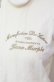 画像2: Jane Marple / スカラップトリミングのジップアップ M オフ O-25-07-24-050-JM-TO-IG-OS (2)
