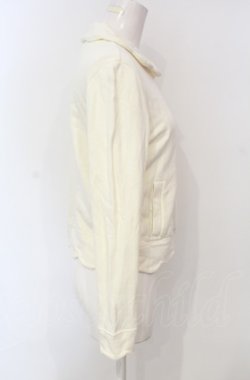 画像3: Jane Marple / スカラップトリミングのジップアップ M オフ O-25-07-24-050-JM-TO-IG-OS