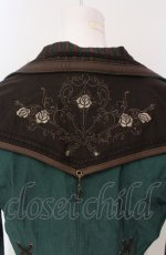 画像5: Ozz oneste / サーカスローズ燕尾ジャケット  グリーン O-25-07-24-051-OO-JA-IG-ZI (5)