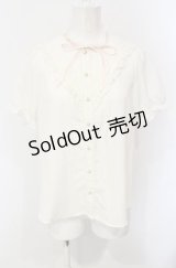 Amavel / 三角タックブラウス  オフ×ピンク O-25-07-24-060-CA-BL-IG-OS