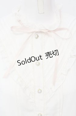 画像2: Amavel / 三角タックブラウス  オフ×ピンク O-25-07-24-060-CA-BL-IG-OS