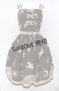 Innocent World / 天文時計と星座のベルトジャンパースカート M（93cm丈） ブラウン O-25-07-24-007-IW-OP-IG-OS