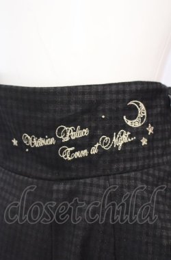 画像2: Amavel / 星座刺繍入り　チェック柄BACKリボンスカート  クロ O-25-07-24-067-CA-SK-IG-OS