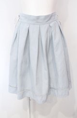 Fi.n.t / サイドレースアップスカート  サックス O-25-07-24-068-CA-SK-IG-ZT0731D