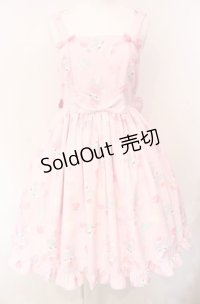 Chalmiere / FancyDollsジャンパースカート M ピンク O-25-07-24-009-LO-OP-OW-OS