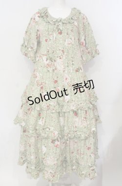画像1: PINK HOUSE / オーナメントローズプリントワンピース  ピンク O-25-07-24-014-LO-OP-IG-OS
