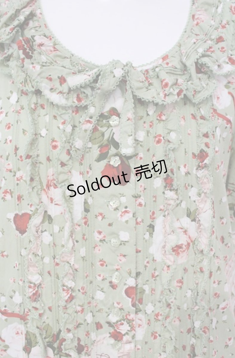 画像2: PINK HOUSE / オーナメントローズプリントワンピース  ピンク O-25-07-24-014-LO-OP-IG-OS (2)