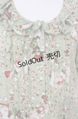 画像2: PINK HOUSE / オーナメントローズプリントワンピース  ピンク O-25-07-24-014-LO-OP-IG-OS