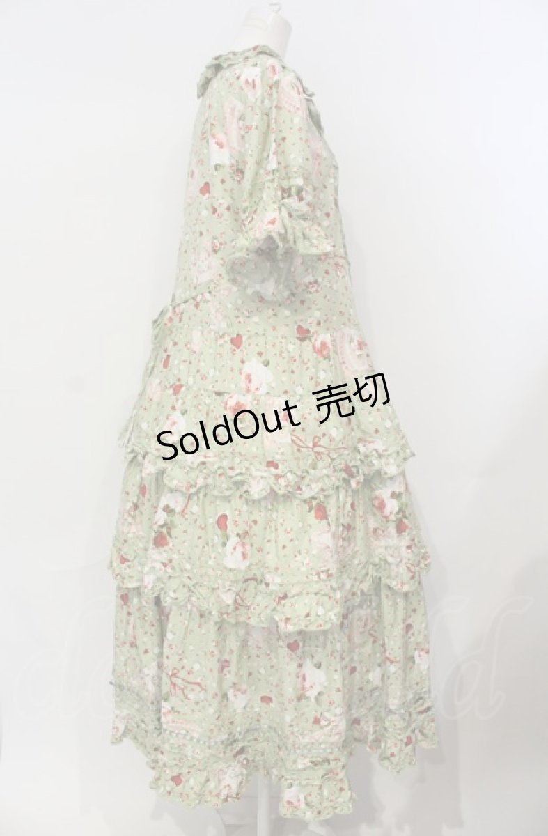 画像3: PINK HOUSE / オーナメントローズプリントワンピース  ピンク O-25-07-24-014-LO-OP-IG-OS (3)