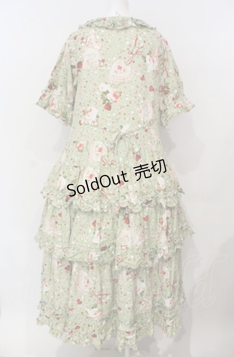 画像4: PINK HOUSE / オーナメントローズプリントワンピース  ピンク O-25-07-24-014-LO-OP-IG-OS (4)