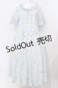 PINK HOUSE / スマイリーマーガレットプリントワンピース  アイスブルー O-25-07-24-016-LO-OP-IG-OS