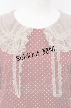 画像2: PINK HOUSE / 襟付き水玉プリントワンピース  アカ O-25-07-24-023-LO-OP-IG-OS