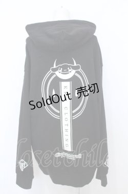 画像4: KRY CLOTHING / xサンリオキャラクターズパーカーCinnamoroll  ブラック O-25-07-25-003-EL-TO-YM-OS