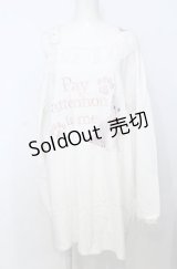 Ank Rouge / ねこちゃんロンT M ホワイト O-25-07-25-004-CA-TO-YM-OS