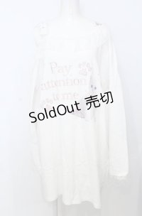 Ank Rouge / ねこちゃんロンT M ホワイト O-25-07-25-004-CA-TO-YM-OS