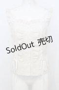 MILK / レース UP キャミ  アイボリー O-25-07-25-036-ML-TO-IG-OS