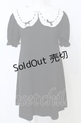 Ank Rouge / はしごレースリボンカットワンピース  クロ O-25-07-25-040-CA-OP-IG-OS