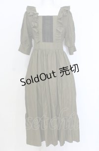 marcHenTica / シャルロットワンピース  オリーブ O-25-07-25-047-LO-OP-OW-OS