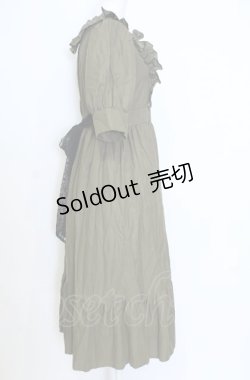 画像2: marcHenTica / シャルロットワンピース  オリーブ O-25-07-25-047-LO-OP-OW-OS