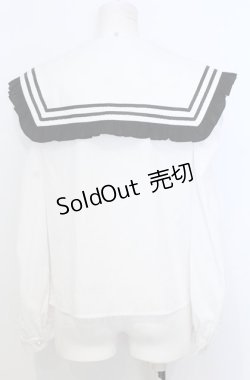 画像4: Jamieエーエヌケー / ゴシック刺繍ネクタイブラウス  シロ O-25-07-25-005-LO-BL-YM-OS
