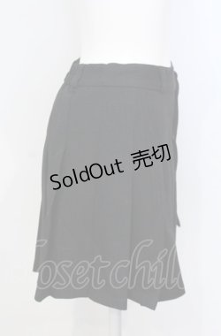 画像2: axes femme / リボンセットプリーツスカパン  クロ O-25-07-25-001-AX-PA-IG-ZT061