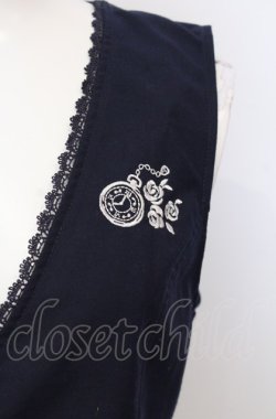 画像2: axes femme POETIQUE / 懐中時計刺繍ベスト M ネイビー O-25-07-25-009-AX-TO-OW-OS