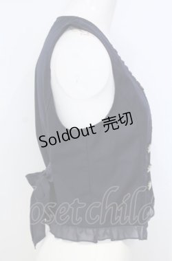 画像3: axes femme POETIQUE / 懐中時計刺繍ベスト M ネイビー O-25-07-25-009-AX-TO-OW-OS