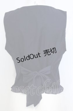 画像4: axes femme POETIQUE / 懐中時計刺繍ベスト M ネイビー O-25-07-25-009-AX-TO-OW-OS