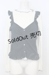 axes femme POETIQUE / ニットビスチェセットプルオーバー M グリーン×キナリ O-25-07-25-013-AX-TO-OW-OS