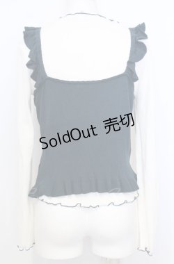 画像4: axes femme POETIQUE / ニットビスチェセットプルオーバー M グリーン×キナリ O-25-07-25-013-AX-TO-OW-OS