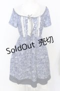 axes femme POETIQUE / 航海図柄セーラーワンピース M ネイビー O-25-07-25-022-AX-OP-OW-OS