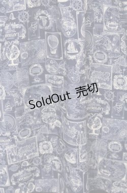 画像2: axes femme POETIQUE / 航海図柄セーラーワンピース M ネイビー O-25-07-25-022-AX-OP-OW-OS
