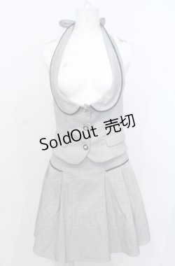 画像1: Secret Honey / ホルターベストセットアップ  グレー O-25-07-25-026-CA-OP-OW-ZY