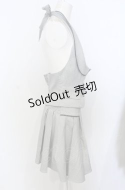 画像3: Secret Honey / ホルターベストセットアップ  グレー O-25-07-25-026-CA-OP-OW-ZY