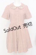axes femme / 薔薇プリントワンピース M アカ O-25-07-25-029-AX-OP-OW-OS