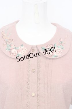 画像2: axes femme / 薔薇プリントワンピース M アカ O-25-07-25-029-AX-OP-OW-OS