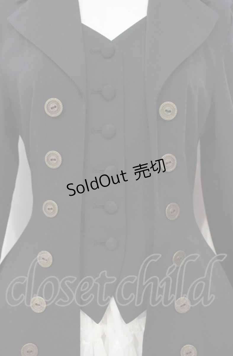 画像2: ATELIER BOZ / ロングローランドジャケット  ブラック O-25-07-26-003-EL-CO-IG-OS (2)