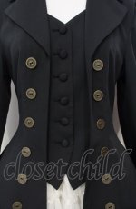 画像2: ATELIER BOZ / ロングローランドジャケット  ブラック O-25-07-26-003-EL-CO-IG-OS (2)