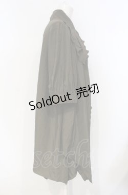 画像3: ALGONQUINS / タイつきオーバーブラウス  カーキグリーン O-25-07-26-027-AL-BL-IG-OS