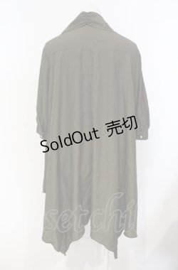 画像4: ALGONQUINS / タイつきオーバーブラウス  カーキグリーン O-25-07-26-027-AL-BL-IG-OS