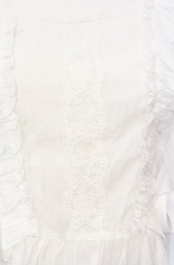 画像2: axes femme / サイドリボンフリルベスト  シロ O-25-07-26-035-AX-TO-IG-OS