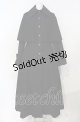 ATELIER BOZ / キャピレットロングコート  ブラック O-25-07-26-004-EL-CO-IG-OS