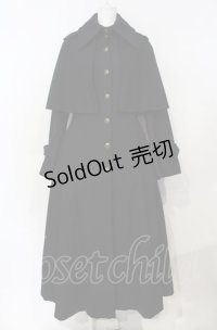 ATELIER BOZ / キャピレットロングコート  ブラック O-25-07-26-004-EL-CO-IG-OS