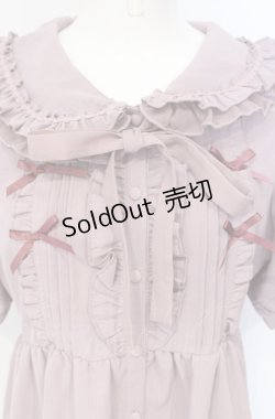画像2: axes femme POETIQUE / トッピングリボンロングブラウス  ピンク O-25-07-26-039-AX-BL-IG-OS