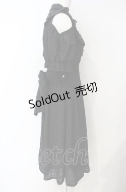 画像3: axes femme POETIQUE / オフショル×チェック切替ワンピース  クロ O-25-07-26-040-AX-OP-IG-OS