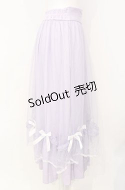 画像2: axes femme POETIQUE / マリンチュールリボンスカート  ラベンダー O-25-07-26-048-AX-SK-IG-ZT506