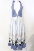axes femme POETIQUE / チェスボードホルターワンピース  さっくすす O-25-07-26-052-AX-SK-IG-OS